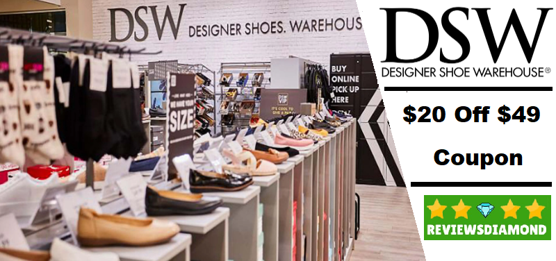 DSW Coupons $20 Off $49